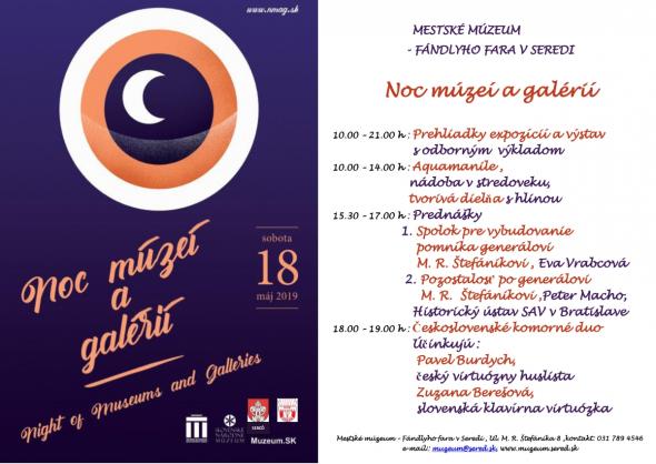 Noc múzeí múzeum Sereď 2019.jpg Noc múzeí múzeum Sereď 2019.jpg