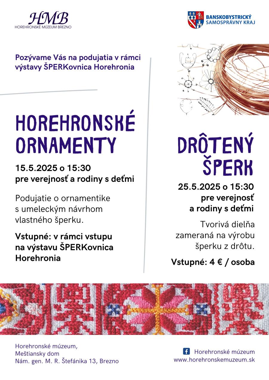 Podujatia Horehronské ornamenty a Drôtený šperk_plagát.jpg