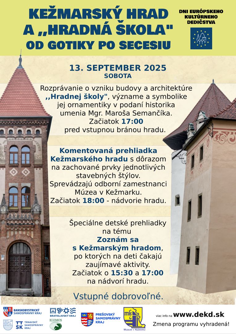 Akcia_20250913_DEKD-KezmarskyHradAHradnaSkolaOdgotikyPoRenesanciu_plagat.jpg