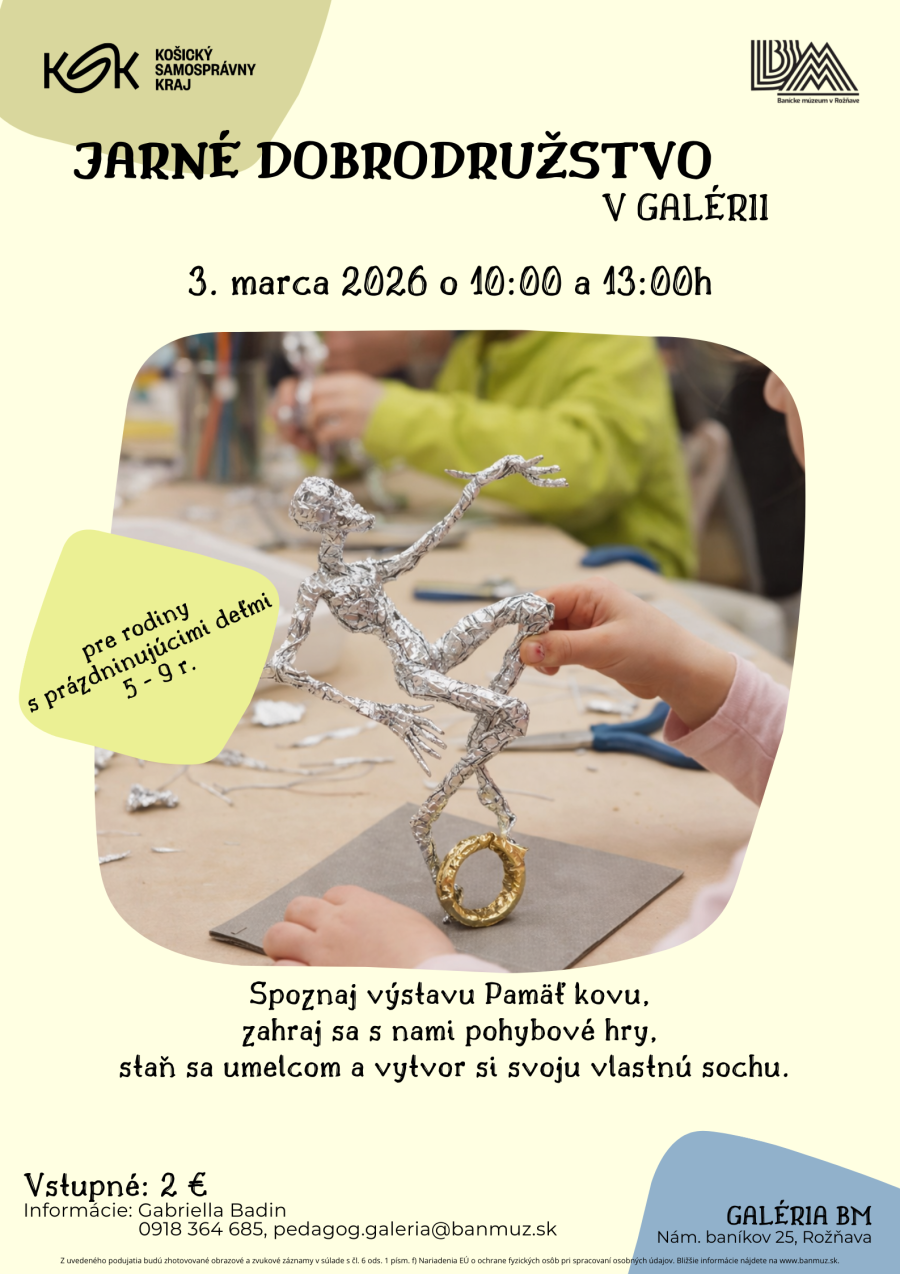 Plagát - Jarné dobrodružstvo v Galérii BM.png